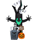 HALLOWEEN 10' GEMMY ANIMATED Kaleidoscope SCARY TREE GHOST Inflatable airblown