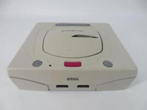 AS IS! ~ Sega Saturn White console - Japan Import (HST-3220) - NO VIDEO! ~ READ!