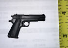 1/6 scale black 1911 pistol handgun