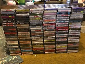 MEGA Lot Of 150 Vintage Cassette Tapes - Rock, Country, Pop, Jazz, Blues, Gospel