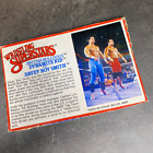 British Bullodgs Bio Card WWF LJN Wrestling Superstars Davey Boy Dynamite Kid WE