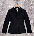 Prairie Underground Jacket Womens Black Cotton Blazer Size XS
