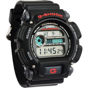 Casio DW9052-1V, G-Shock 200 Meter Watch, Chronograph, Resin Strap, Alarm