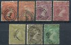 Transvaal 1878 issue, SG 133 - 138, inc 135a, used, CV £200