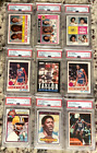 LOT OF 9 PSA GRADED CARDS (6-BASKETBALL, 3-FOOTBALL) - ALL LISTED IN DESCRIPTION