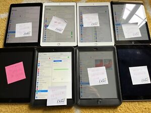 Apple iPad Lot Of 8, 5th Gen, Air, Air 2