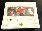 2001 UPPER DECK GOLF HOBBY BOX FACTORY 24 PACKAGE, 1 TIGER PER PACK.