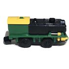 Green And Yellow Motorized Toy Train Engine Needs Repair