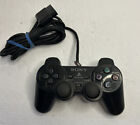 Sony PlayStation 2 Wired DualShock Controller Black **untested***