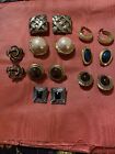Lot Of  8  Vintage Costume Jewelry Clip-on Earrings Unmarked