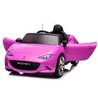 Pink 12V Kids Ride on Car Mazda Electric Power Wheels Car w/ Remote Control LED
