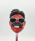 Marvel Legends Custom Red Hulk Head With Removable Glasses For 1/12 Scale...