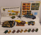 Kenner Megaforce 1989 Die Cast Tanks Planes Large Vehicles Lot w/ Card back Army