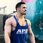Men Bodybuilding Tank Tops Men Stringer Fitness Singlet Workout  Undershirt Vest