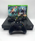 Microsoft Xbox One X Black 1TB Game Console Bundle Battlefield/RE2 - Xbox One X