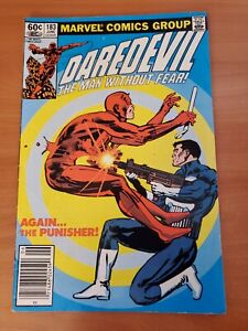 Daredevil 183 & 184 / Newsstand / Punisher / (1982)