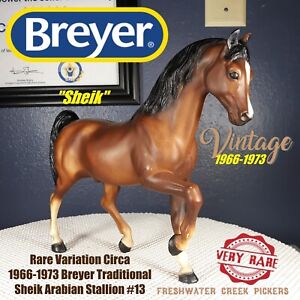 Rare Variation Circa 1966-1973 Breyer Traditional Sheik Arabian Stallion #13