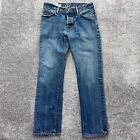 Abercrombie & Fitch Jeans Mens 33x32 ACTUAL 32x32 Blue Denim A&F Slim Straight