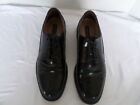 Bostonian First Flex size 10.5 M Black Leather Cap Toe Oxford Shoes 25030