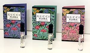 Gucci Flora Gorgeous Magnolia, Gucci Gorgeous Jasmine & Gorgeous Gardenia VIALS