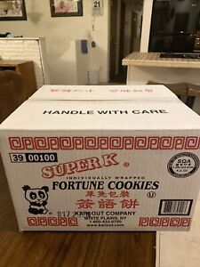 Panda Fortune Cookies **350 Pcs**~in Original Manufacturer Box~Best By 12/2025.