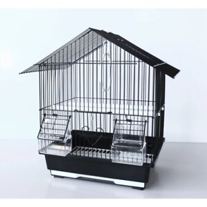 Black Compact and Stylish Small Bird Cage Perfect House Style