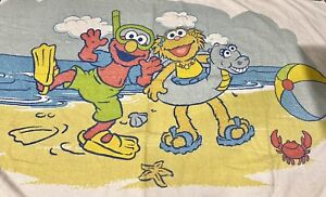 Sesame Street Elmo & Zoe Beach Towel 52”X 28” 2007