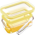 Butter Slicer Cutter Dish Airtight Box Stick Container Airtight Lid (280g)