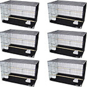 Lot of 6 Breeding Bird Cages For Aviary Canary Budgie Finch Parakeet 24x16x16