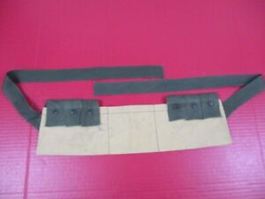 Early Vietnam US Army M79 6-Pocket Cloth Bandolier for 40mm Grenades - Two Toned