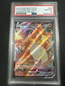 PSA 10 - 2020 - Charizard VMAX 20/189 - Darkness Ablaze - Full Art - Pokémon