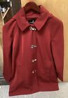 Red London Fog Trench Coat Women’s Size L