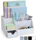My Space Organizers Marble Desk Organizer for Office Supplies and Accessories -