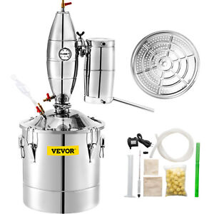 VEVOR 20L/30L/50L/70L Alcohol Still Beverage Distiller Boiler Wine Brewing Kit