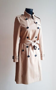 Burberry London England Women's Trench Coat Size XL