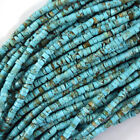 2-2.5x4mm blue turquoise heishi disc beads 15