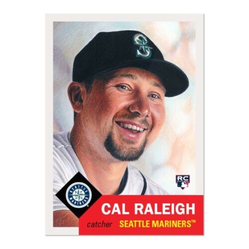 **ROOKIE CARD**Seattle Mariners CAL RALEIGH Living Card #569, Facsimile Auto, RC