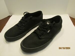 Men's Black Vans Off The Wall Lace Up Sneaker Shoes - Size 10.5