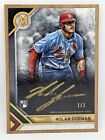 2023 Topps Museum Collection Nolan Gorman Wood Framed Gold Ink On Card Auto 1/1