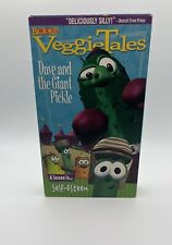 VeggieTales Classics Dave & the Giant Pickle VHS Video Tape TESTED Works Great!