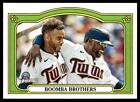 2021 Topps Heritage #CC-4 Miguel Sano / Nelson Cruz Combo Cards High Number