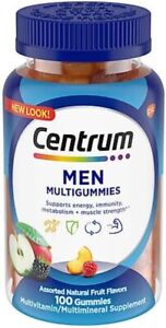 Centrum MultiGummies Gummy Multivitamin for Men, 100 count Exp 06/24