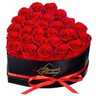 Glamour Boutique 27-Piece Forever Rose Heart Shape Gift Box - Preserved Roses
