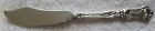 Peony Wallace Sterling Silver Individual Flat Handle Butter Spreader Knife