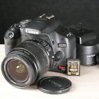Canon EOS Rebel T1i 500D 15.1MP DSLR Camera Kit *TESTED* W 18-55mm Lens