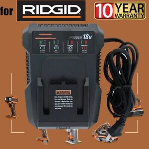 18V for Ridgid Battery Charger R86092 R86091 for Ridgid 18V Lithium Ion Battery