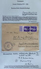 1944 Germany Oranienburg Concentration Camp Letter Cover Kz To Prague Strobach