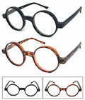 1 or 3 Pair Thickly Frame Round Oval Reading Glasses Readers Black or Tortoise