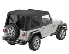 Jeep Pavement Ends Black Diamond Replay Soft Top Clear Windows Upper Door Skins (For: 1999 Jeep Wrangler)
