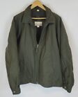 Fieldmaster By Sears Jacket Coat Green Men's Size L Full Zip